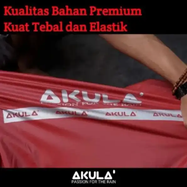 AKULA Jas Hujan Untuk Pria dan Wanita Dewasa Bahan Pvc Terbaik Kualitas Bagus Dan Tahan Lama