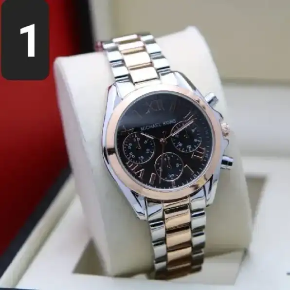 jam tangan wanita michael kors kombinasi ros gold