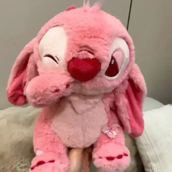 DISNEY Cartoon pink Stitch doll plush toy Douyin popular Sakura Story series doll as a gift for your