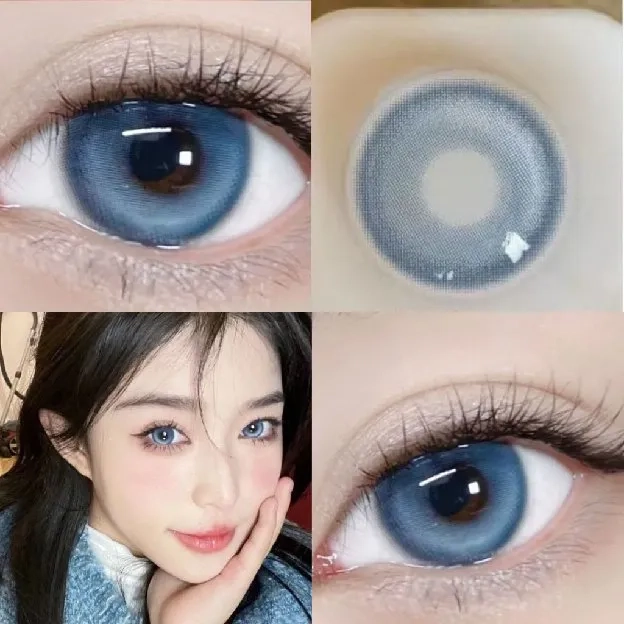 mysticeyes softlens Twilight seri Grey and brown color lensa 14.5mm normol