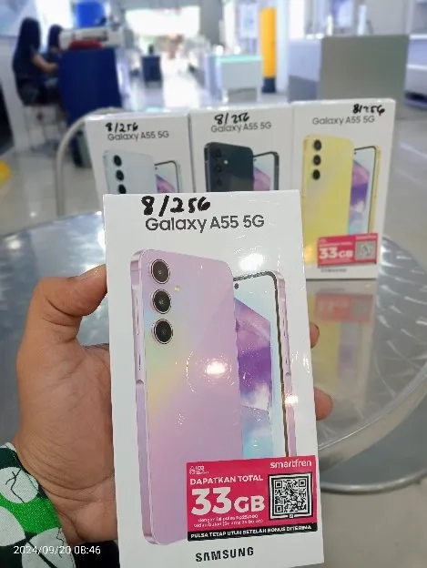 Samsung A55 5G Ram 8 Kapasitas Penyimpanan 256 GB 