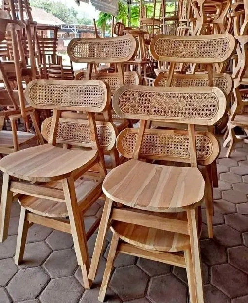 kursi makan kafe model rumah minimalis modern anak mudah