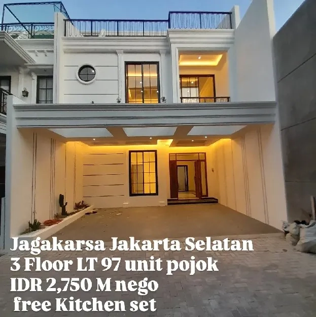 3 Floor Cluster at Jagakarsa Jakarta Selatan