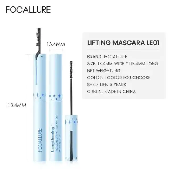 BPOM FOCALLURE 2MM Ultra-fine Mascara Curl Eyelash Waterproof Pro-Length