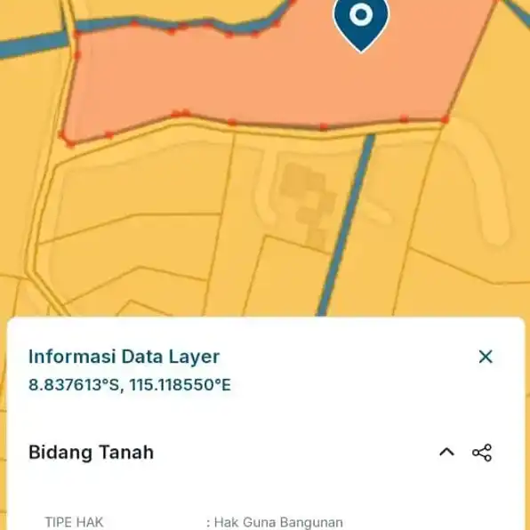 Dijual 94,5 are, Jl. Belong Bunter Raya Jimbaran Uluwatu Pecatu Kuta Selatan