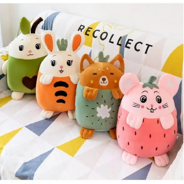 Balmut Boneka Karakter Buah Lucu 2 in 1 Lembut Ukuran 110 x 170Cm