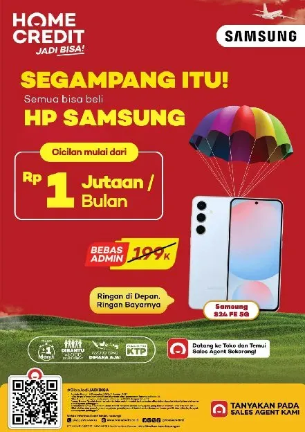 Segampang itu Nyicil Samsung S24  di Home Credit, Dapatkan Promo Bebas Biaya Admin & Free cicilan 1x