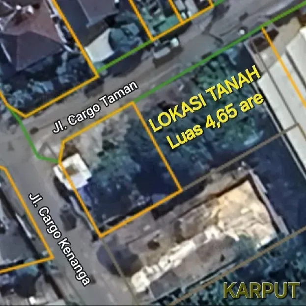 Dijual 4,65 are, Jl. Utama Cargo Taman Utara Citra Land Cargo Permai Ubung Kaja Denpasar