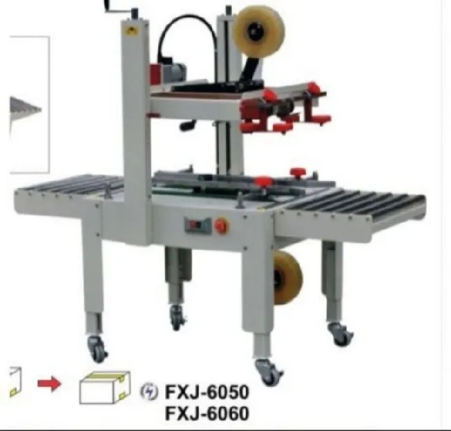 Cuci gudang New GETRA Carton Sealer (Top& bottom Drive belt) FXJ-6050