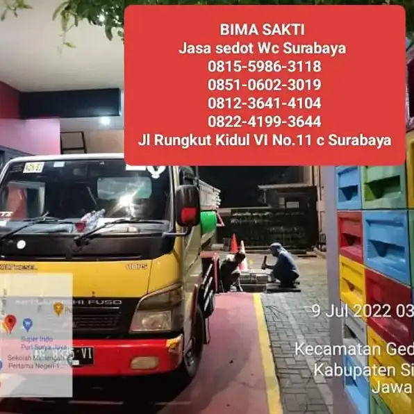 Jasa Sedot Wc Tambaksari 0815-5986-3118 Bima sakti