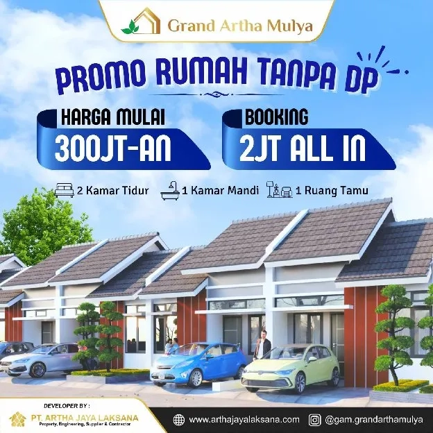 RUMAH CLUSTER 1 LANTAI STRATEGIS 