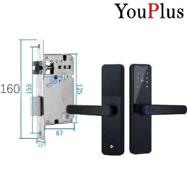 KUNCI SMARTDOOR LOCK / KUNCI PINTU HANDLE PASSWORD FINGER PRINT / SMART DOOR SMART HOME / kunci sidi