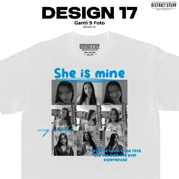 Kaos Sablon Custom Foto Bucin Its My Time Pria Wanita Baju Couple Pasangan