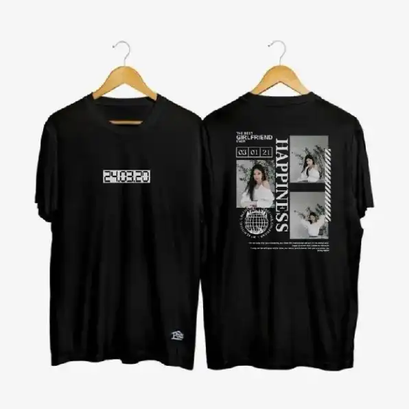 Kaos Custom Foto Aesthetic Murah / Kaos Sablon Satuan / Kaos Sablon Digital DTF Premium