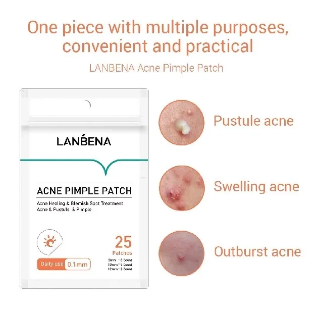 [BPOM] Lanbena Acne Pimple Patch Obat Jerawat Masker Jerawat Penghilang Jerawat Stickers Invisble St