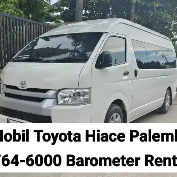 Sewa Mobil Hiace Palembang 00813-6764-6000 Plus Drumer Barometer Rental