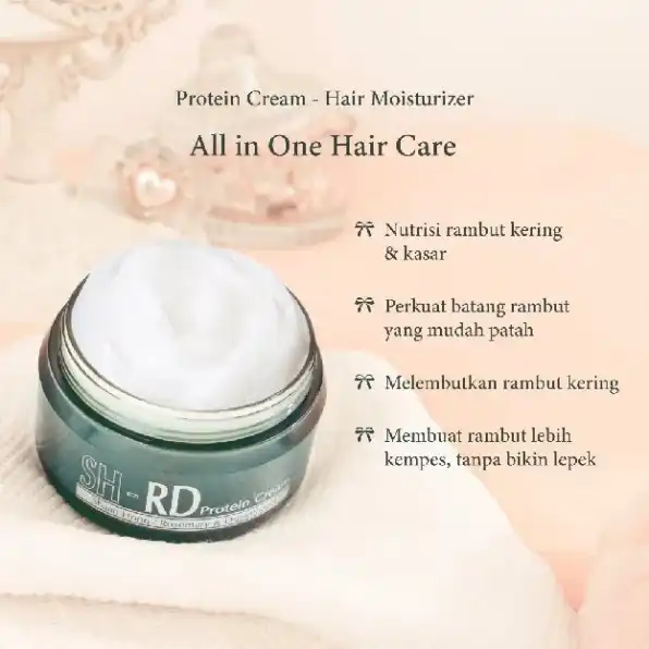 SHRD Protein Cream | Moisturizer & Vitamin Rambut | Hair Care Rambut Ngembang, Kering & Kusut, Color