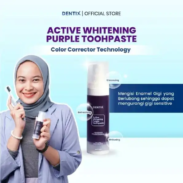 ACTIVE WHITENING PURPLE TOOTHPASTE