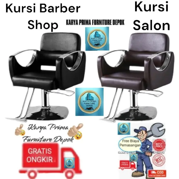 Kursi Barber Shop Kursi Salon kuat dan awet 1.985.000 free ongkir jarak terjangkau ya gan 