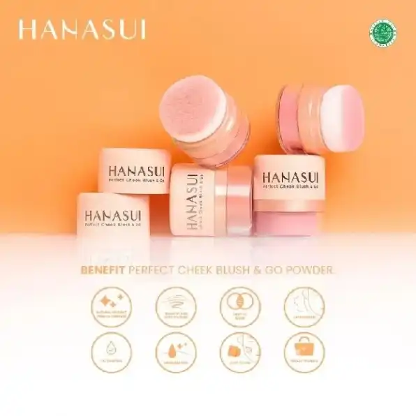 Hanasui Perfect Cheek Blush & Go Powder