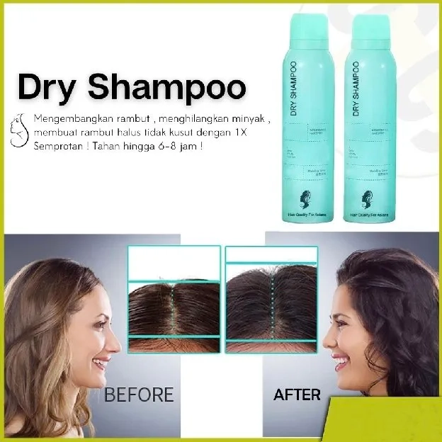 Dry shampoo Semprotan Rambut Kering Untuk Mengembangkan Rambut Minyak Rambut Kontrol Rambut Berminya