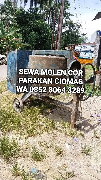 Sewa Molen Beton, Stamper, Drill Beton Parakan Ciomas Bogor