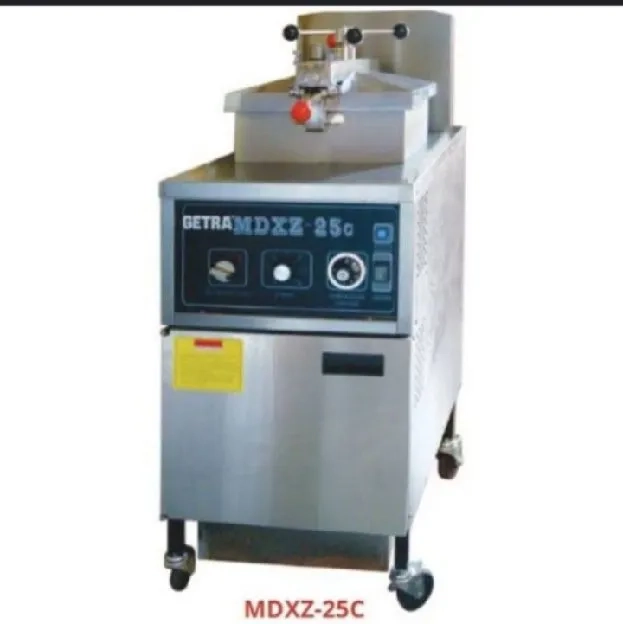 Cuci gudang NEW GETRA Gas pressure Fryer MDXZ-25 Garansi