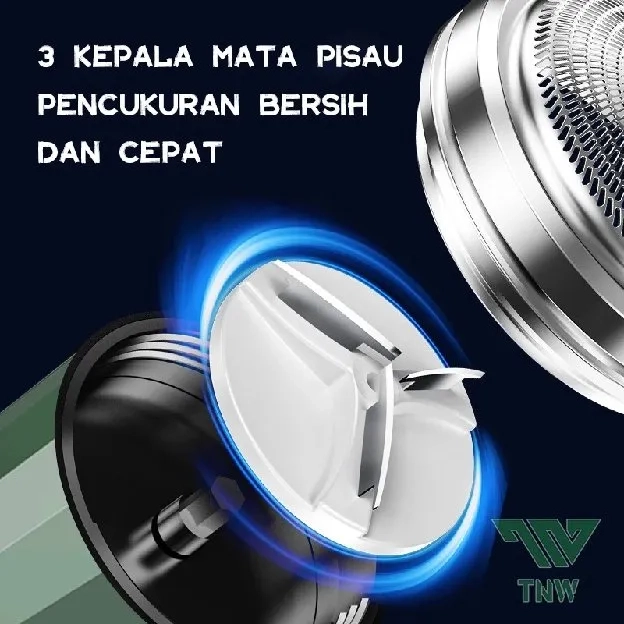 Alat Cukur Elektrik Mini Razor Portabel Shaver Electric Pencukur Kumis Jenggot Waterproof