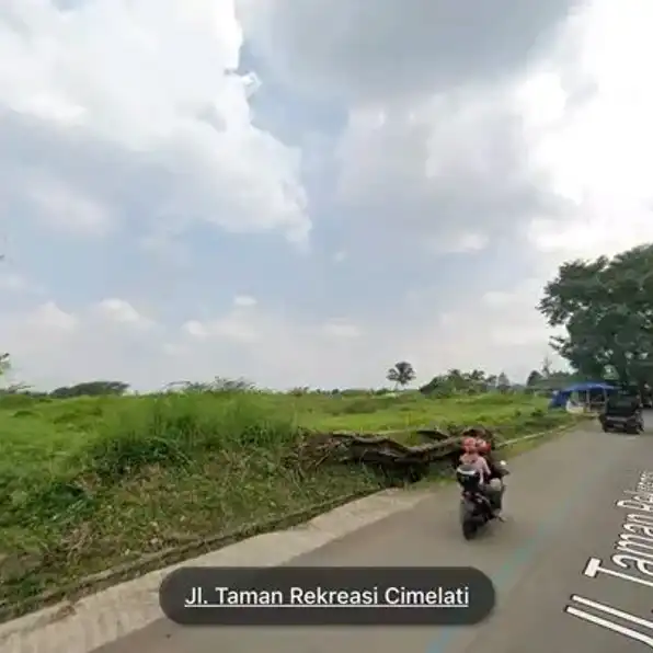 Tanah SHM Pinggir Jalan Raya Cicurug Sukabumi dekat Tol Ciawi 