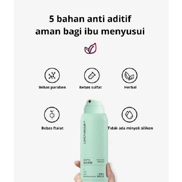 Dry shampoo Semprotan Rambut Kering Untuk Mengembangkan Rambut Minyak Rambut Kontrol Rambut Berminya