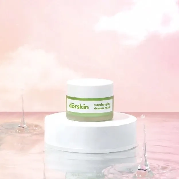 Dorskin Matcha Glow Dream Sleeping Mask Brightening Masker BPOM Original Dor Skin Moisturizer Hijau