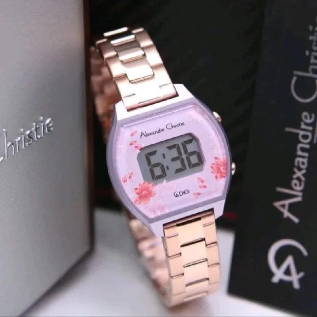 Ready!Jam Tangan Alexandre Christie ACDigi 9396 LH Wanita