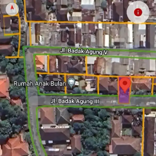 Dijual 2 are Free Rumah Layak Huni, Jl. Badak Agung Sumerta Renon Denpasar