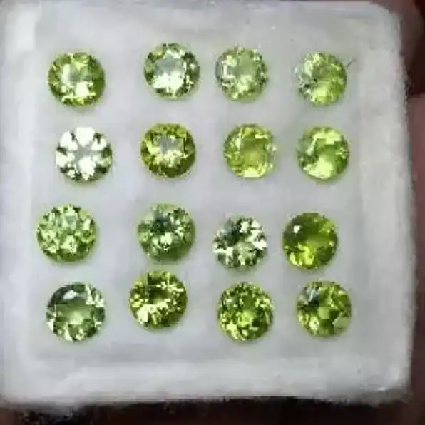 natural peridot 40 pcs