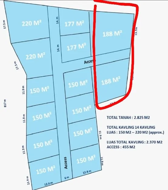 JUAL Tanah kav DKI Meruya Utara 