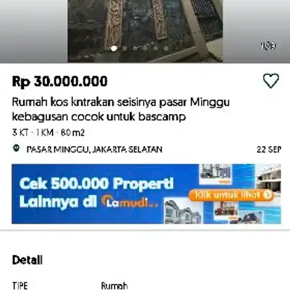 Rumah Disewakan