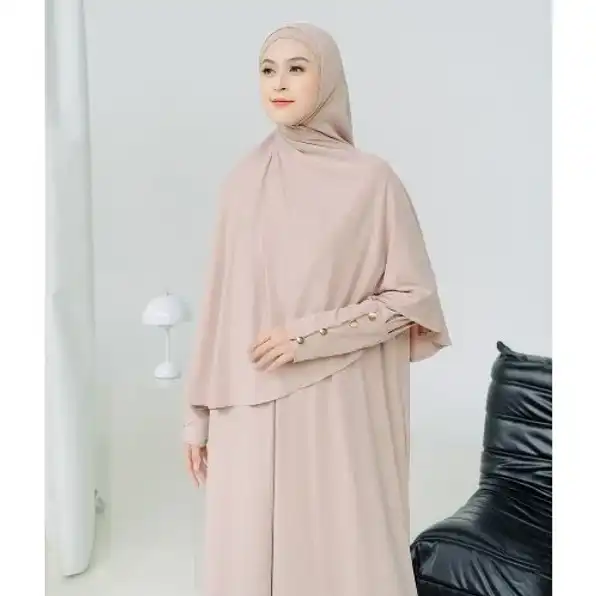 Abaya Jersey Set Kerudung