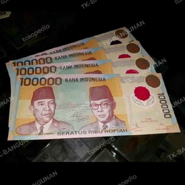 uangkuno 100000 rupiah polymer soeta