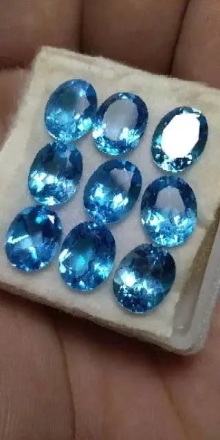 natural blue topaz swiss top lot semua borongan