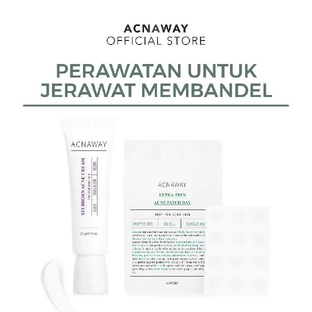 ACNAWAY Bundle 2 in 1 Acne Stubborn Cream + Ultra Thin Acne Patch