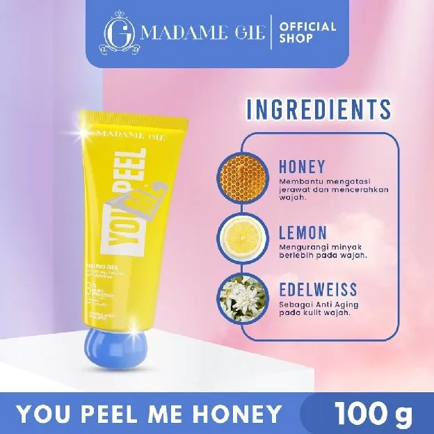 MADAME GIE YOU PEEL ME - 3 MORE EFFECTIVE PEELING GEL DEAD SKIN BPOM