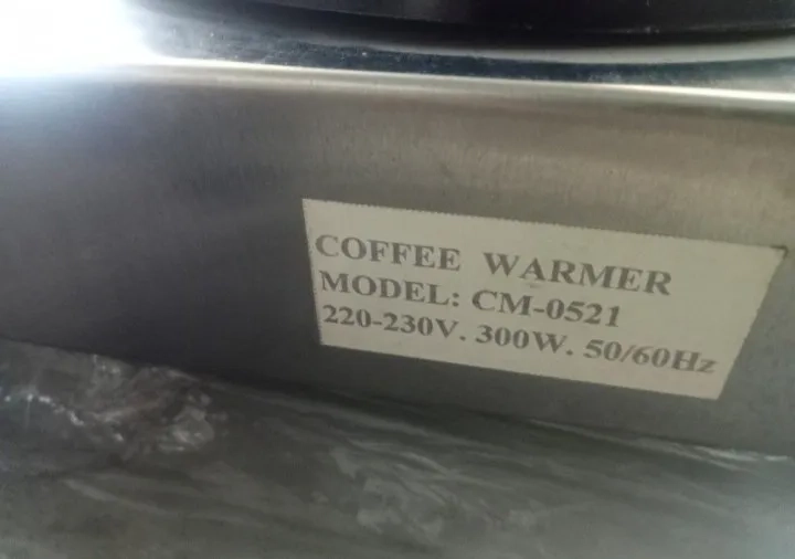 Cuci gudang Coffee/Tea Warmer NEW GETRA CM0521