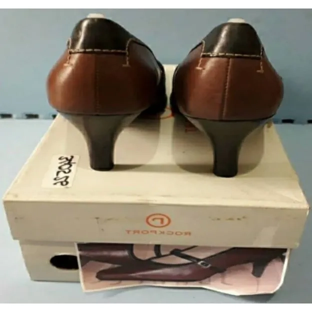 Rockport Peruse Luggage Original Heels Wanita