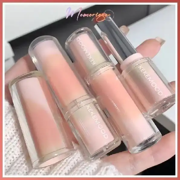 KEKEMOOD Watery Glow Lipstick Lip Jelly Keke Mood Lip Balm Water Light Solid Lipstick Mirror Moistur