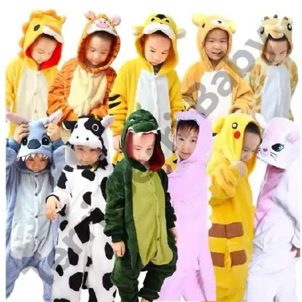 BAJU KOSTUM STITCH ONESIE DINO ONE SIE PIKACHU KIGURUMI HELLO KITTY PIAMA SPIDERMAN PIYAMA UNICORN C