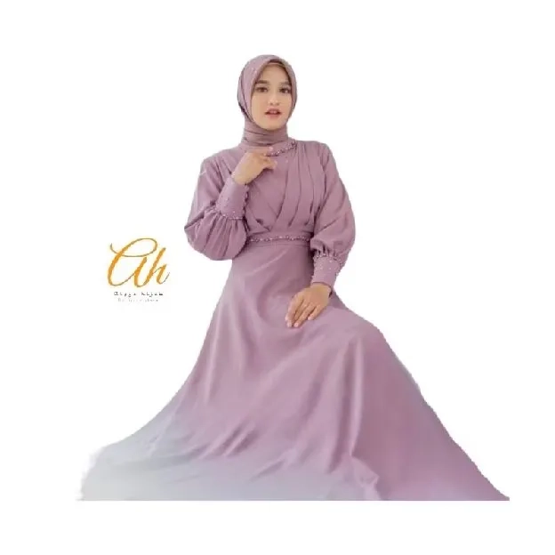 Achanta dress - dress muslimah - dress kondangan - dress mewah