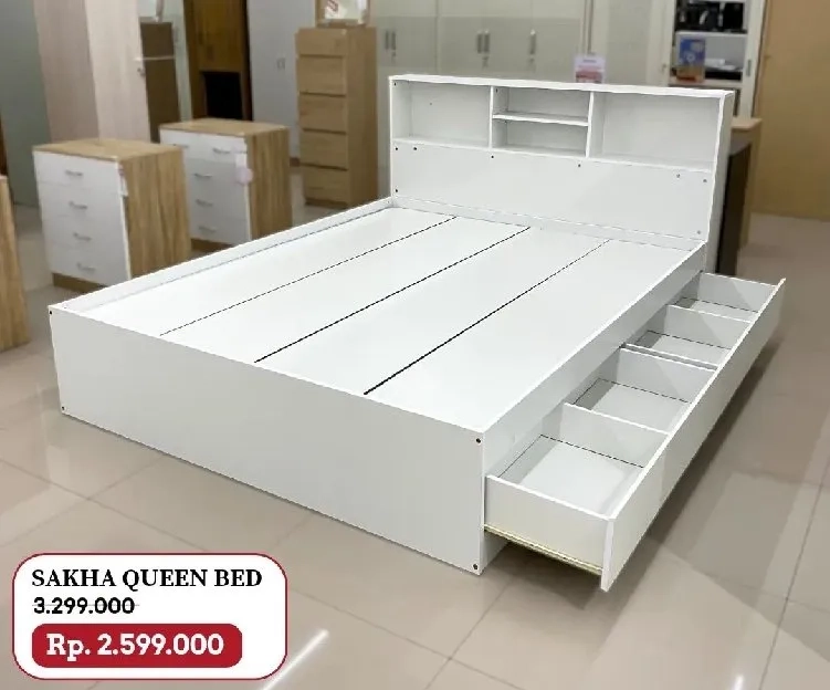 Selma Sakha Tempat Tidur - Putih