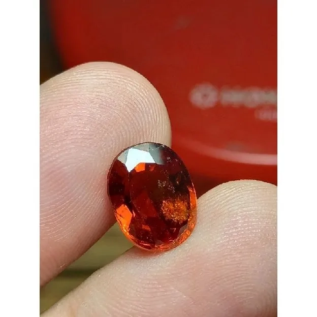 natural garnet hesonite srilanka 4.30ct