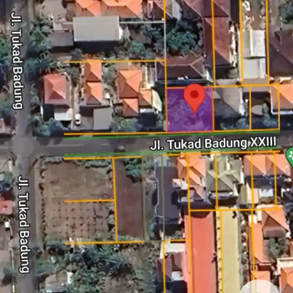 Dijual 2,5 are, Jl. Tukad Badung 23 Renon Denpasar