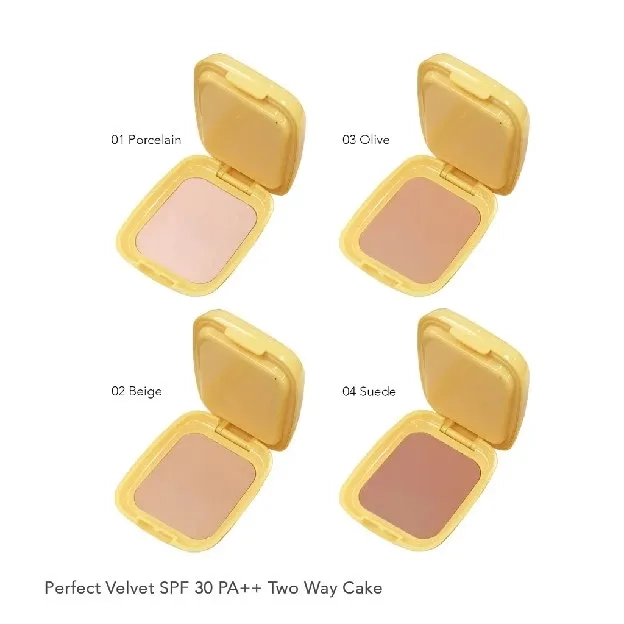 Madame Gie Perfect Velvet SPF 30PA Two Way Cake - Make up Bedak Padat